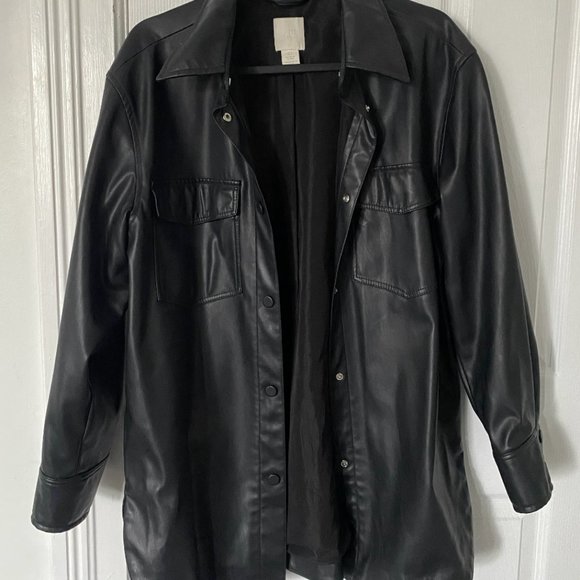 Faux Leather Jacket - Picture 1 of 2